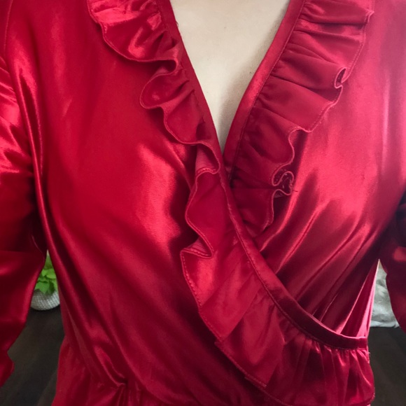 Red Vintage jumpsuit - Picture 3 of 6